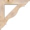 Ekena Millwork Funston Traditional Smooth Bracket w/ Offset Brace, Douglas Fir, 7 1/2"W x 38"D x 38"H BKT0806X38X38FST01SDF - alternate 3